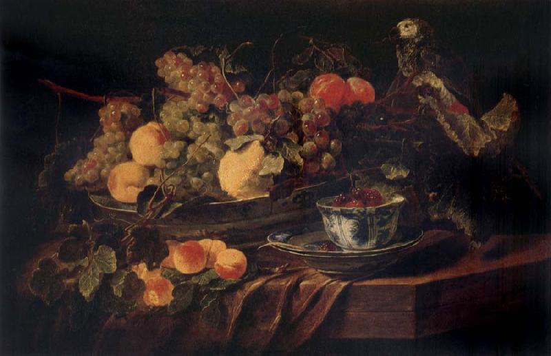 Jan  Fyt Fruit and a Parrot